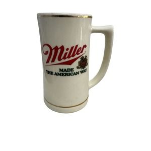 VINTAGE MILLER HIGH LIFE STEIN / MUG Made The American Way